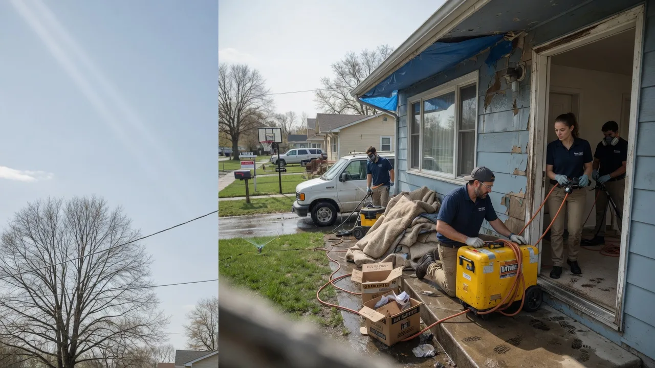 Basement Flood Cleanup in Adelphi, OH near me